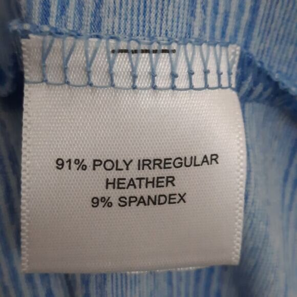 Peter Millar XL Polo Mens Sky Blue Stripe Summer Comfort Golf Shirt Stretch - Picture 4 of 6